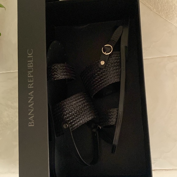 Banana Republic leather Woven Double Strap Sandal - Picture 10 of 10